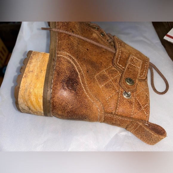RARE Timberland Apley Waterproof Distressed Leather Wrap Chelsea Boots size 7 - Picture 10 of 11